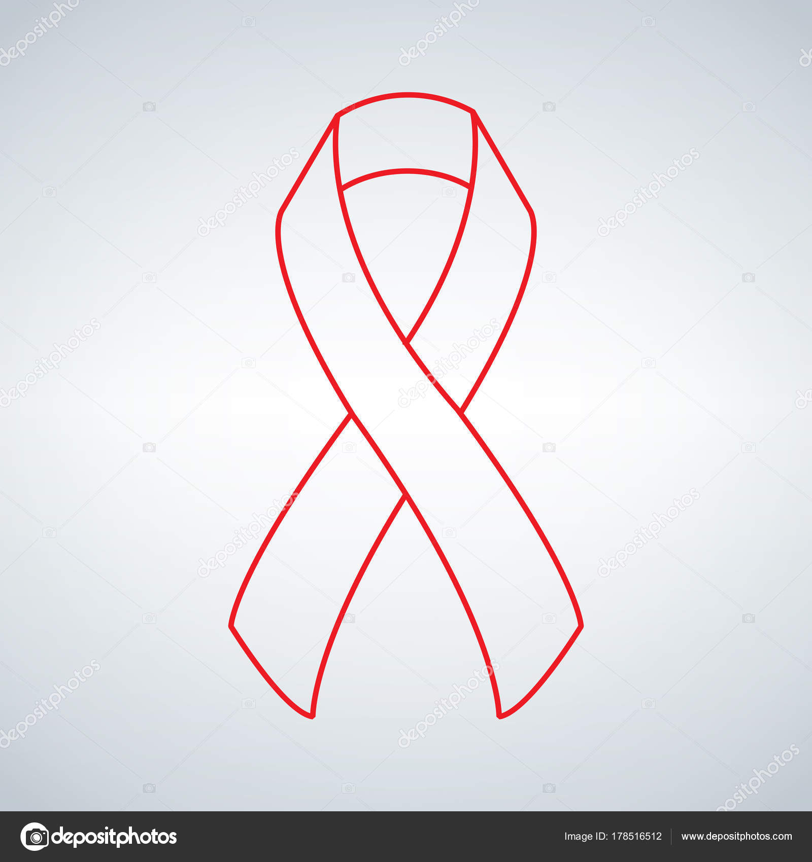 Elegant vector linear pink ribbon icon. Thin line breast cancer awareness pink  ribbon Stock Vector by ©kyryloff 178516512